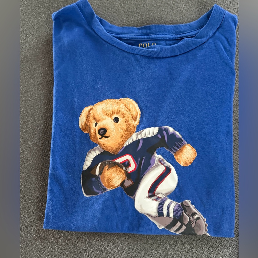 Polo Blue Bear Graphic T-Shirt (selling 2 together)